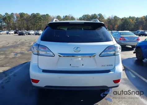 2011 Lexus Rx 350 из США, поврежденный, VIN 2T2BK1BA2BC105772